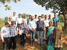 Besuch auf der Versuchsstation in Odisha
