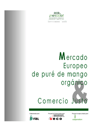 Mercado Europeo de puré de mango orgánico