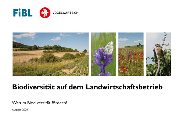Titelseite der Foliensammlung "Biodiversität auf dem Landwirtschaftsbetrieb".