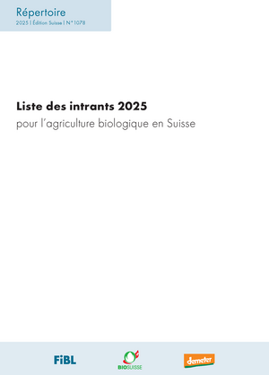 Liste des intrants 2025