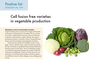 Cover: Cell fusion free varieties in vegetable production