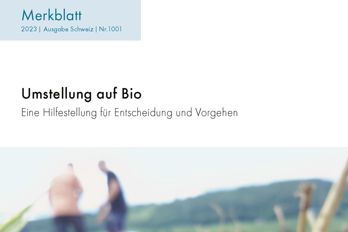 FiBL - Umstellungs- Und Bioprodukte Vermarkten – Neues Merkblatt Für ...