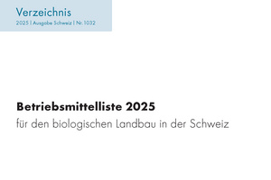 Cover: Betriebsmittelliste 2024