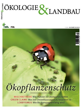 Cover: Zeitschrift Ökologie und Landbau der Ausgabe 3 von 2024.