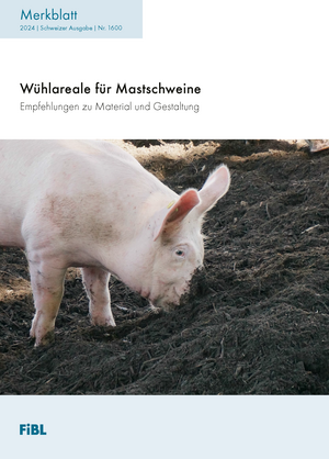 Wühlareale für Mastschweine