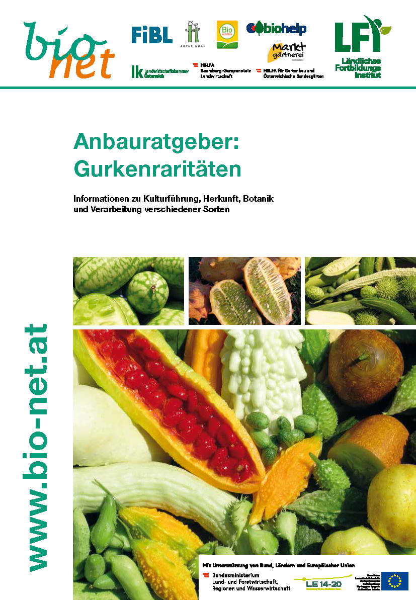 Cover: Anbauratgeber: Gurkenraritäten.
