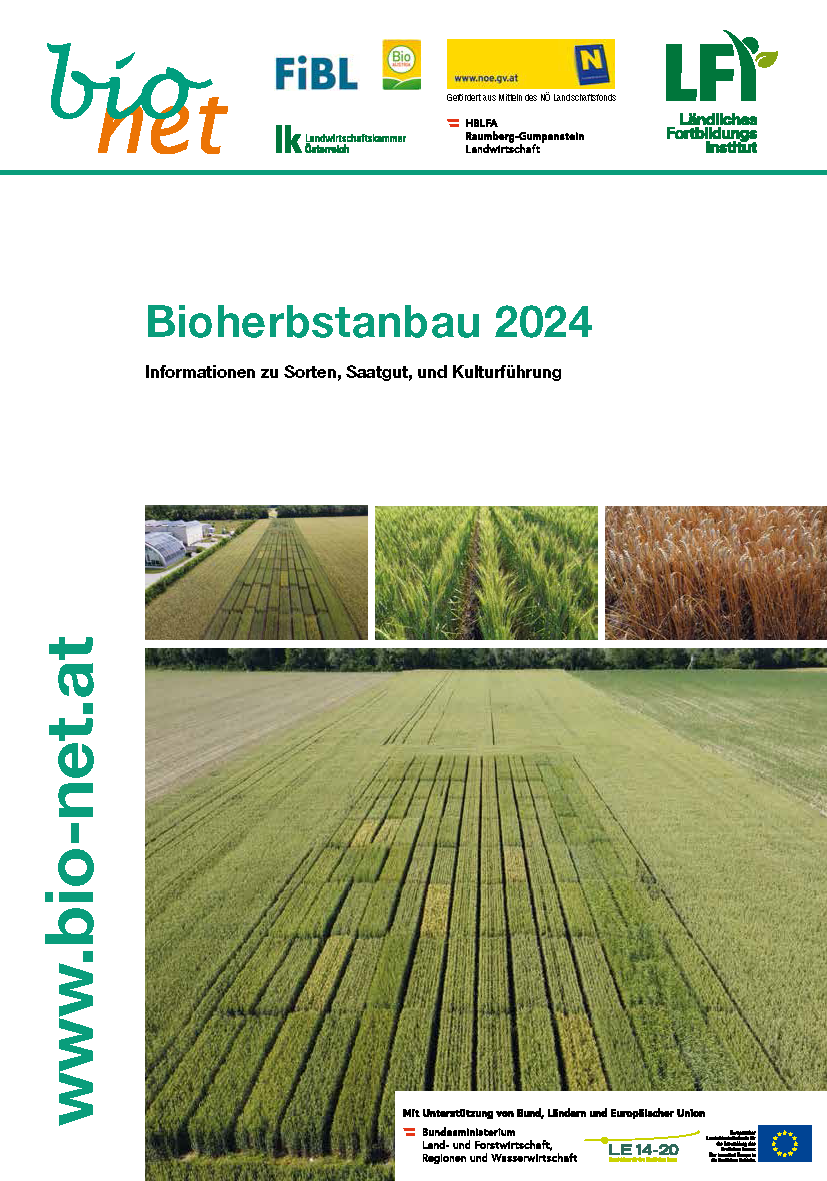 Cover: Bioherbstanbau 2024