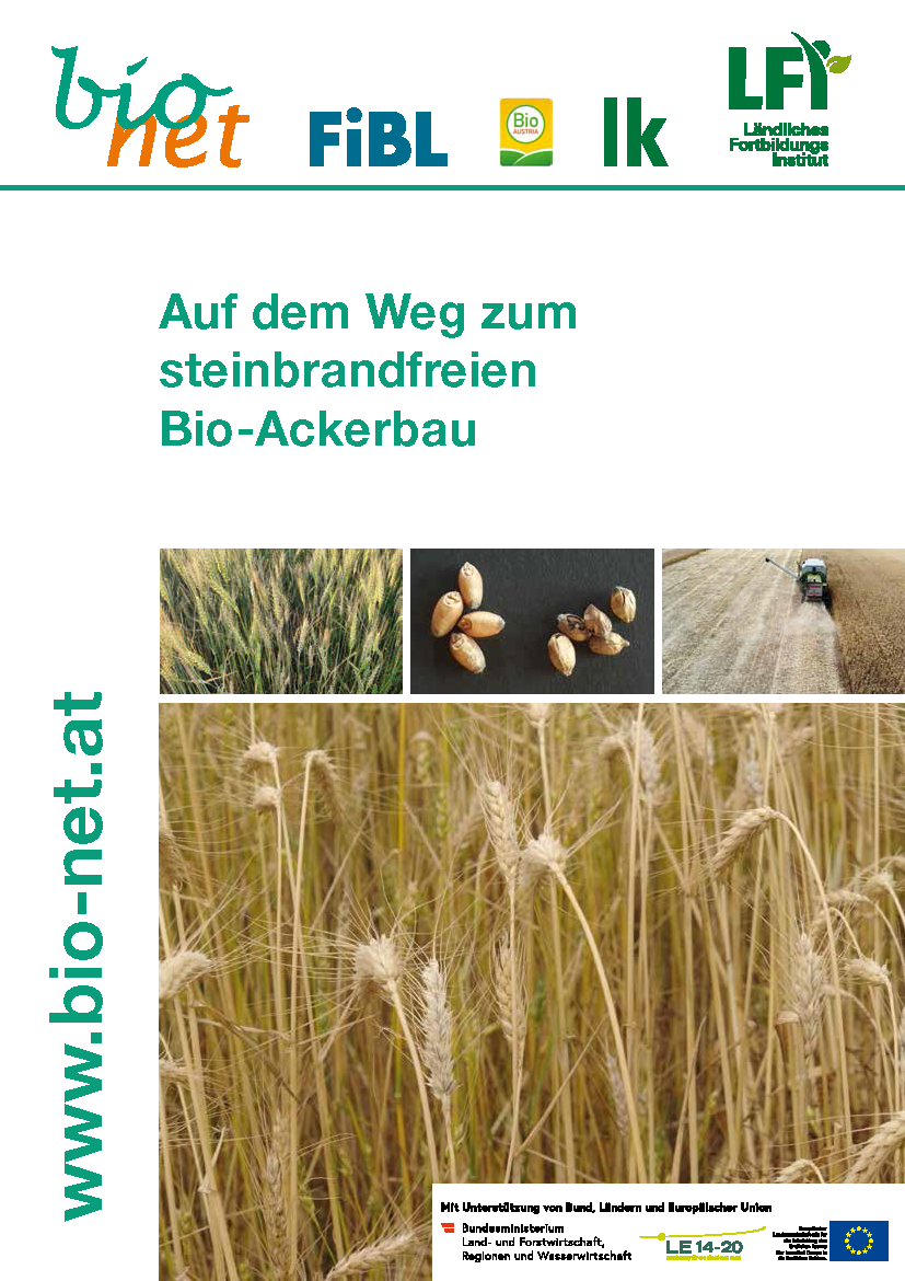 Cover: Auf dem Weg zum steinbrandfreien Bio-Ackerbau.